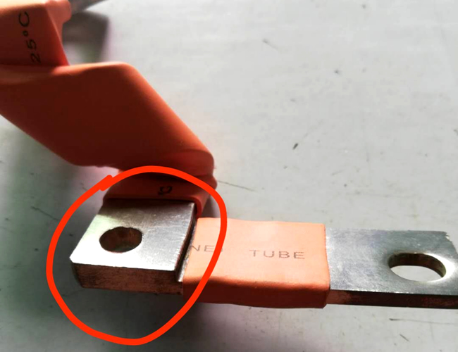 铜排软连接二次焊接照片